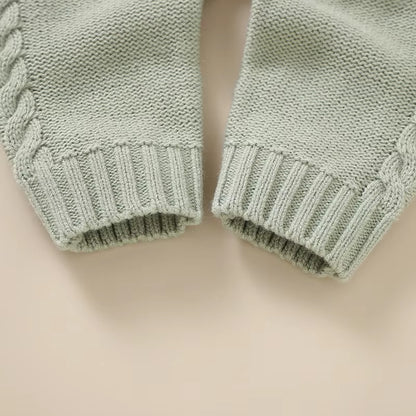 KnitNest – Solid Color Sleeveless Baby Romper